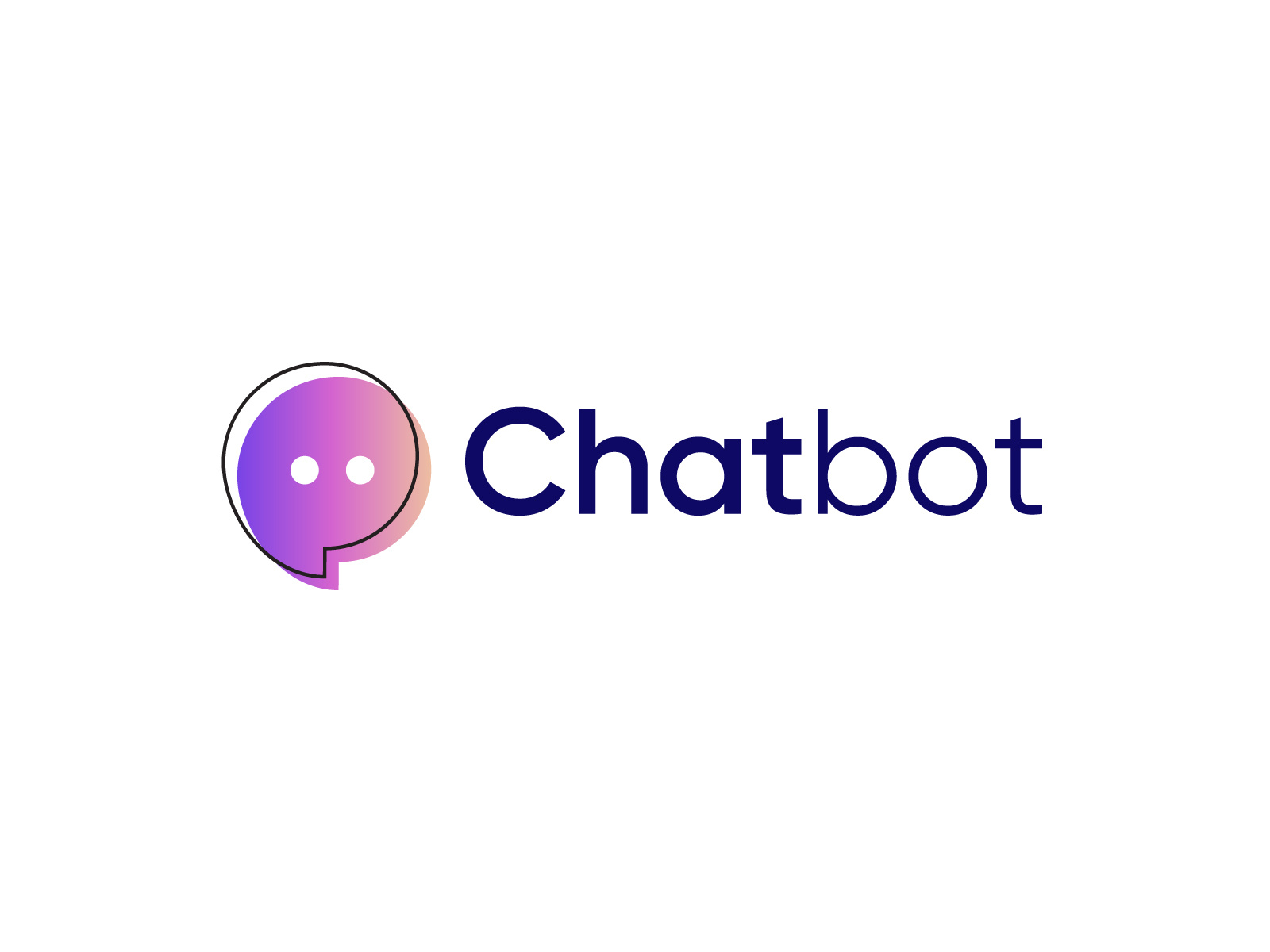 Chatbot logo by Rony Arman on Dribbble