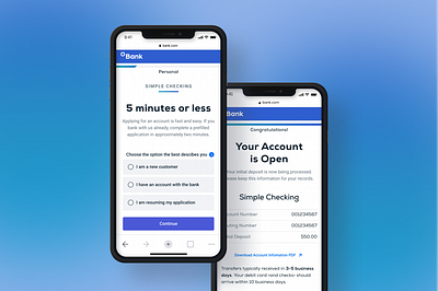 Online Account Opening application process banking brand design fintech form design frictionless input design logo online account opening online banking stickieness ui ux visual design