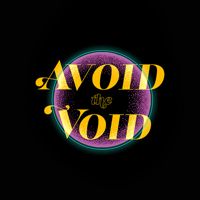 AVOID THE VOID branding design graphic design illustration typography