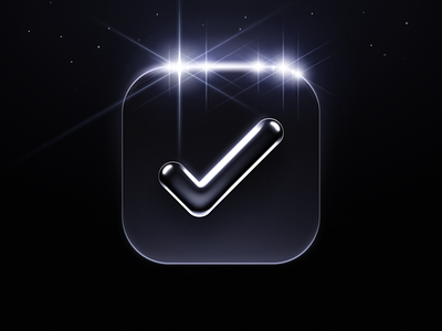 Icon for Clear app black clean clear design eclipse icon icons ios iphone minimal todo white