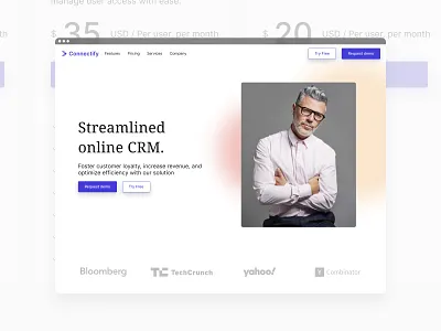 Connectify - Framer Template cmr design framer template ui web