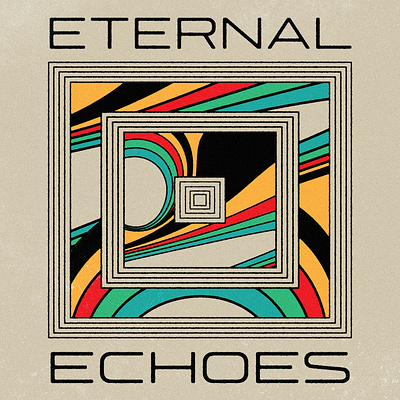 Eternal Echos abstract retro mystical retro design