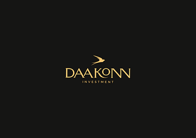 Logo | Brand identity for DAAKONN INVESTMENT branding design flat graphic design logo minimal typography ui