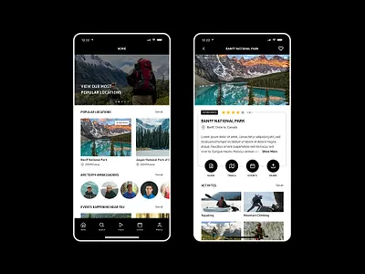 Arc'teryx Hiking App app arcteryx design hiking hiking app ios product design ui ux ux design uxui uxui design