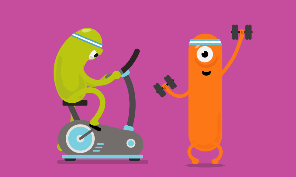 Genesis Fitness animation branding gif graphic design illustration logo