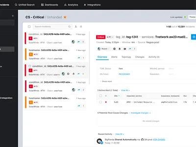 Incident Page - Light Theme