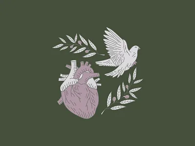 Life Illustrations branches branding christian color design dove graphic design heart illustration illustrations illustrator life logo marketing plants sermon graphic sermon series typography ui vector