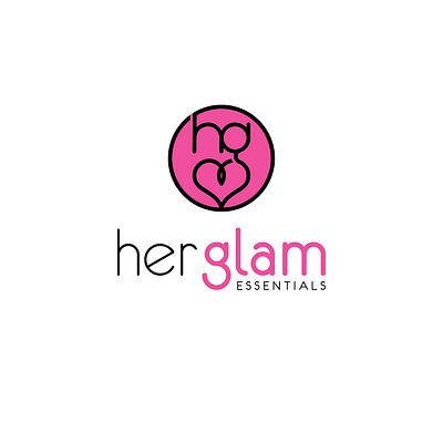 Her Glam Essentials Brand Identity branding design graphic design illustration logo logo design stationary typography ui vector