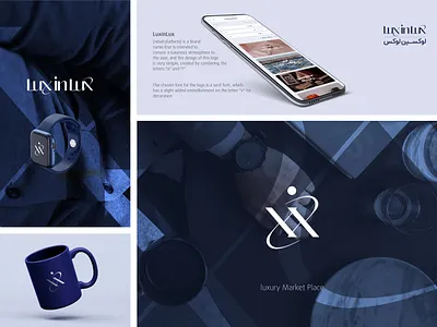 Luxinlux logo design branding corporation graphic design identity illustration logo logotype luxury persona pictogram serif typography
