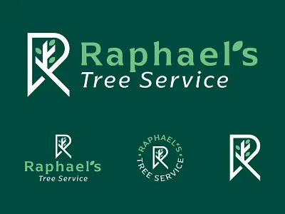 Raphael's Tree Service branding design graphicdesign graphicdesigner logo vector