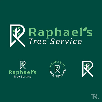 Raphael's Tree Service branding design graphicdesign graphicdesigner logo vector