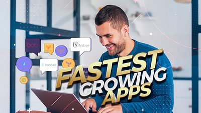 Fastest Grow Apps Blog Design. banner banner design blog blog design design graphic design
