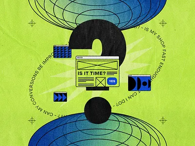 How to tell if you need website optimization services article blog bold collage illustration ui vector wonderful