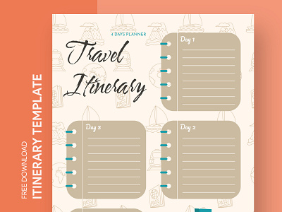 Family Vacation Itinerary Free Google Docs Template design doc docs document family google itinerary ms print printing program route schedule template templates timeline vacation word