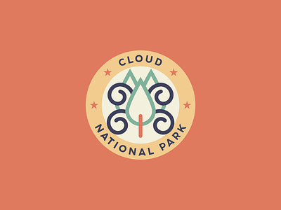 #dailylogochallenge - National Park - Cloud National Park branding design graphic design logo typography vector