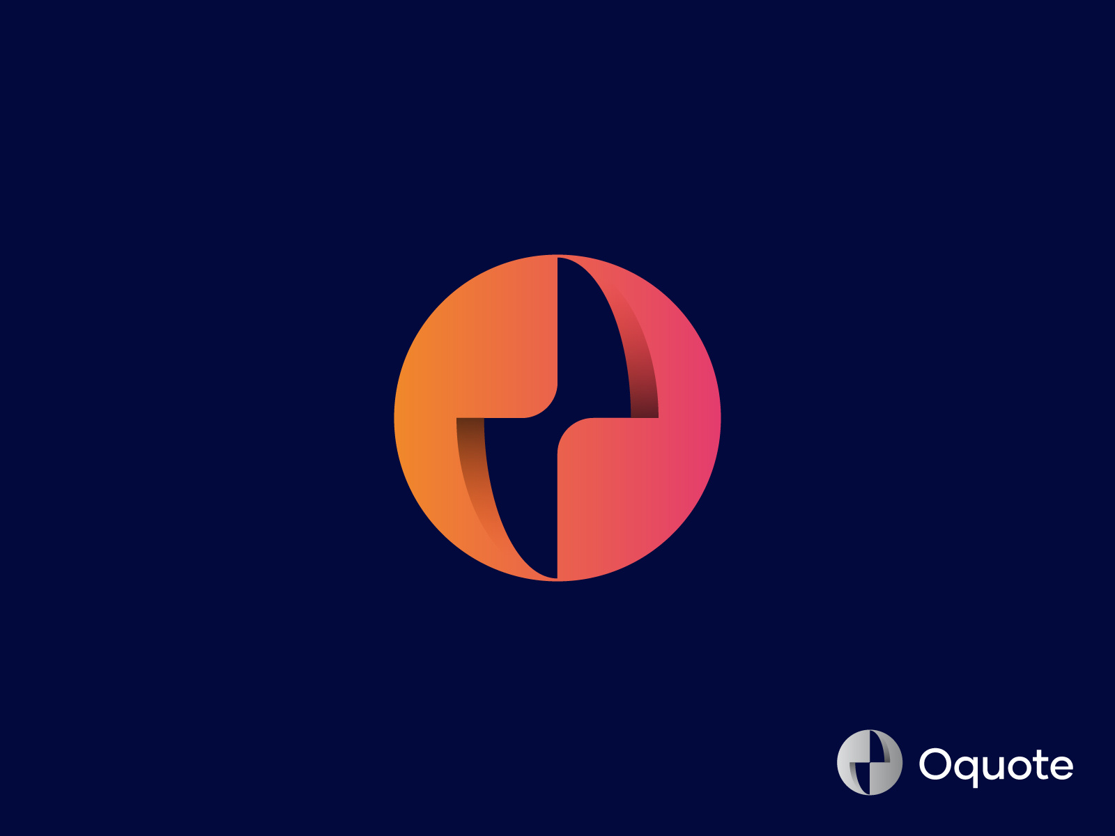 Logo, Branding, Identity, Letter mark a b c d e f g h ai brand branding coding gradient logo icon identity letter mark logo logo design logo designer logos mark modern logos o letter logo oquote quote symbol top