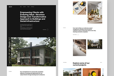 Architecture Firm Landing Page Template architecture business firm real estate templates ui ux web web design website