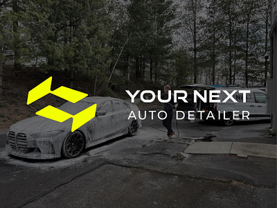 YOUR NEXT auto detailer | Visual Identity animation auto care automotive brand identity branding car logo cars detailing graphic design logo mobile detailing motion graphics typography visual identity