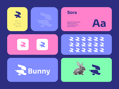 Bunny Logo Concept brand branding bunny bunny logo design graphic design illustration logo motion graphics ui ux vector