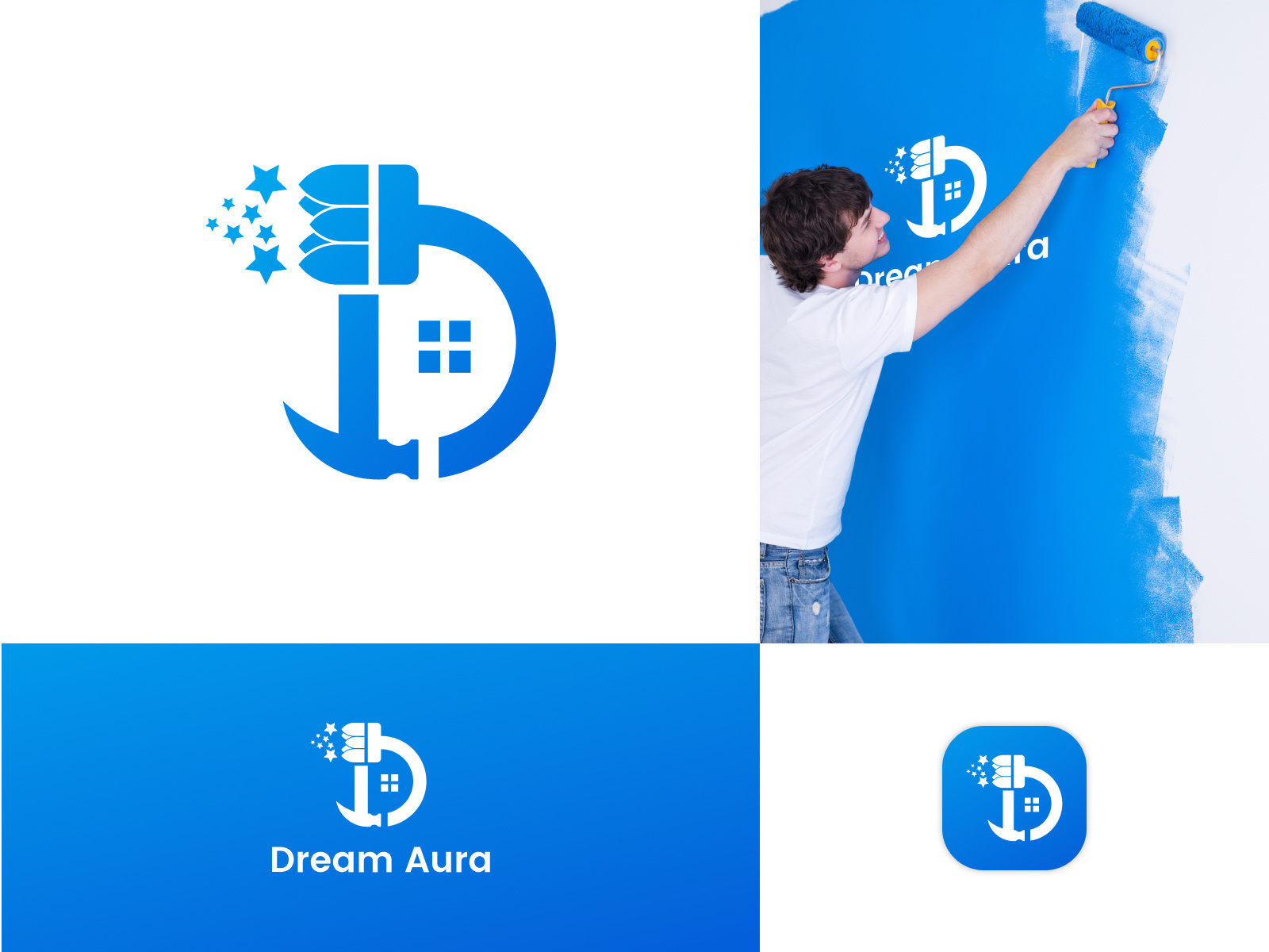 Dream Aura Logo Design Template by Sofiqur Rahman on Dribbble