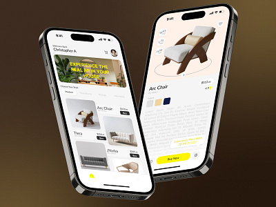 Dekoy Furniture Mobile App app branding design graphic design ui ux visual design