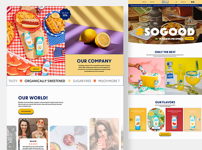 KILLA Project branding clean design colorful drink fb food fun vibes heydesign homepage page layout product ui ux uxui website design