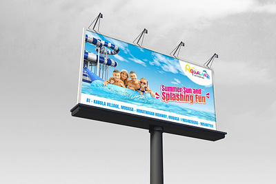 Waterpark Hording Design advertising advertising agency branding brandingagency creative design hording design