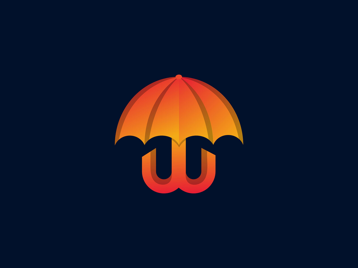 w-and-umbrella-modern-logo-design-logos-by-md-rajib-hossain-on-dribbble