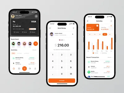 RRMoney - Fintech App bank bank app banking banking app finance financial fintech iphone mobile app money payment ui user inteface wallet