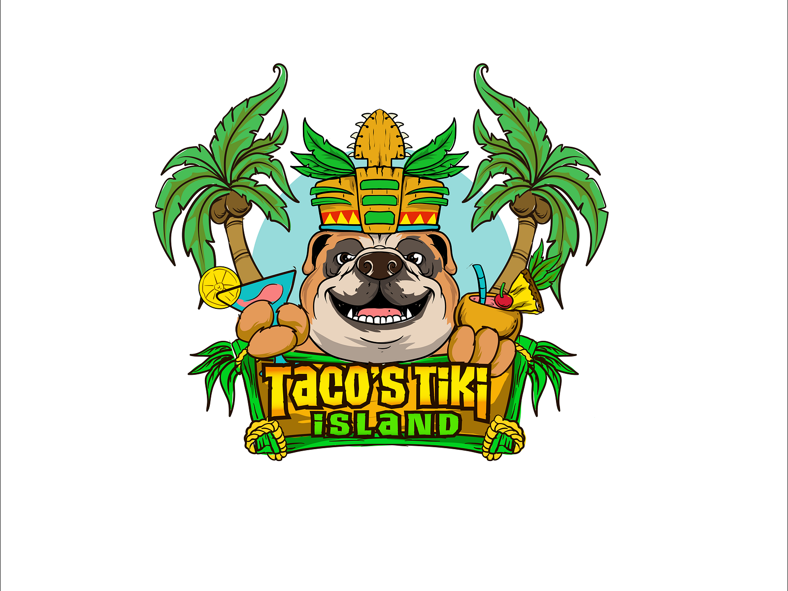 taco’s tiki island by DEDUDER on Dribbble