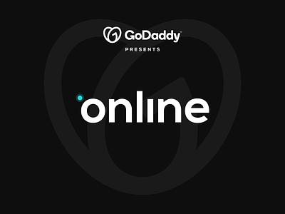 GoDaddy .online 10 years brand branding godaddy hosting logo online