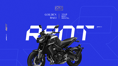 goldenbali.rent branding design graphic design illustration logo typography vector