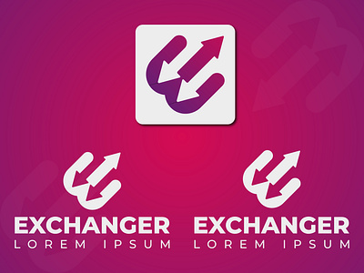 Exchanger Logo Design exchange logo finance logo logomark