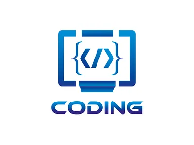 Concept: Coding - Logo Design (Unused) best logo code coding coding logo creative developer logo logo desing logo folio logo type program