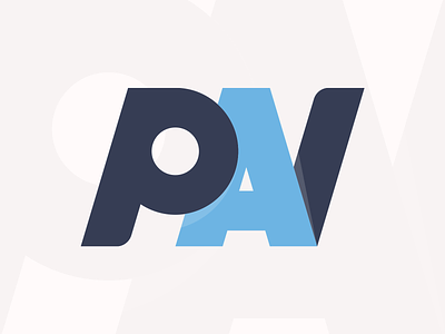 Partner in Added Value Solutions Logo blue branding character emblem logo