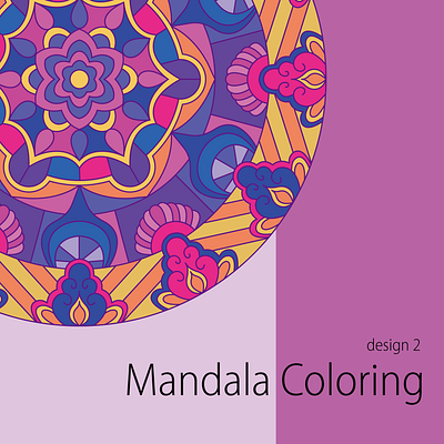 Mandala coloring 2 illustration mandala mandala design