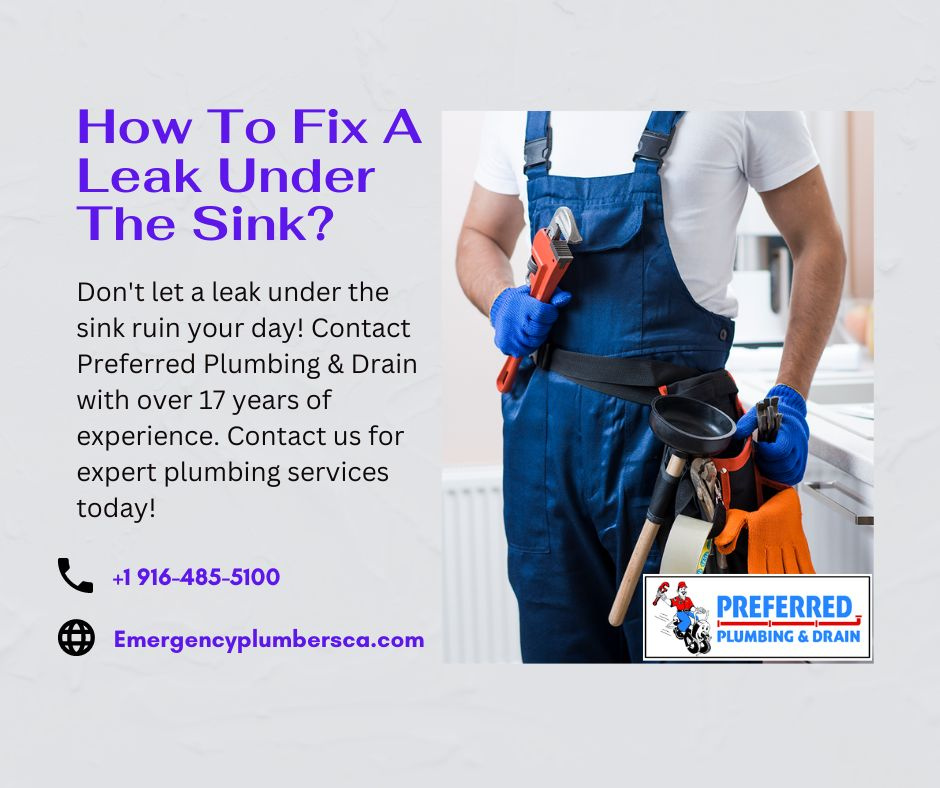 how-to-fix-a-leak-under-the-sink-by-preferred-plumbing-on-dribbble