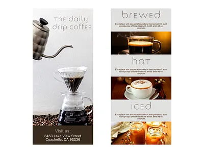 Rack Card Designs advertising branding card design graphic design layout layout design marketing promotional rack card rack card design template