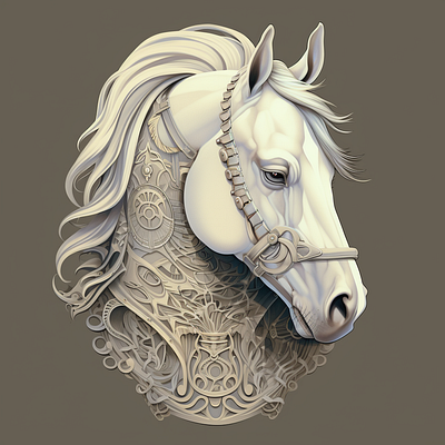 White Horse branding graphic design