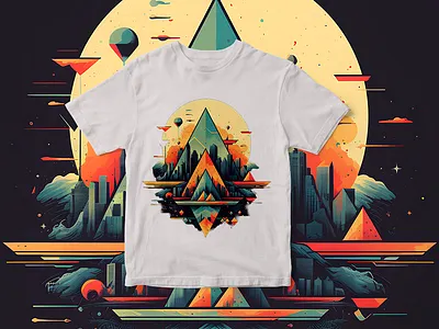 Piramides Abstract branding graphic design