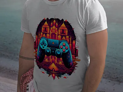 PS5 Abstract Controller branding graphic design