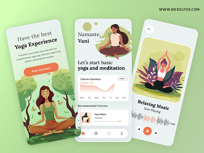 Yoga Poses designs, themes, templates and downloadable graphic elements on  Dribbble