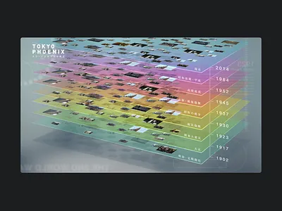 TOKYO PHOENIX animation branding design ui ux