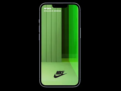 Nike experiment 🔊 3d animated animation app ball blender branding design football graphic graphic design green illustration iphone logo motion nike sound sport ui