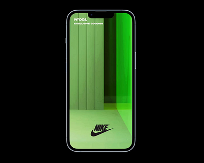 Nike experiment 🔊 3d animated animation app ball blender branding design football graphic graphic design green illustration iphone logo motion nike sound sport ui