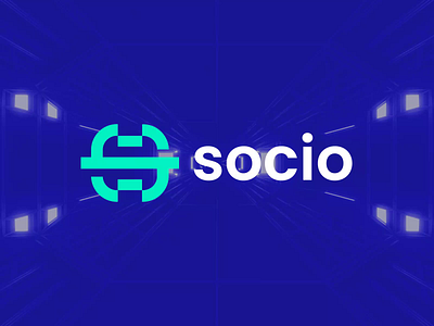 Socio - Visual Branding 2d animation blue brand branding clean company design guide guidelines logo marketing minimal motion motion graphics scan teal tech visual