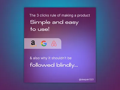3 clicks rule for your startup's success 3 clicks rule figma mobile ui neilson ui ui design ux ux design webdesign