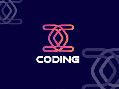 Coding logo design brand identity c latter logo c logo coding logo new