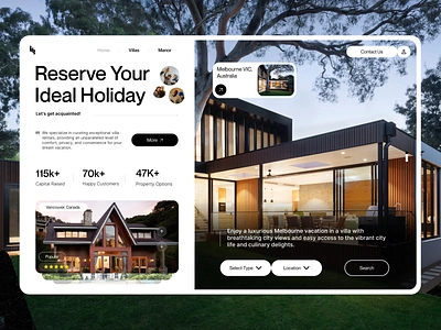 Booking platform design airbnb booking booking app booking platform clean hotel booking website hotel reserving interior design landing page minimal design platform design real estate booking real estate website tourism tourism agency ui ux vacation villa booking webdesign