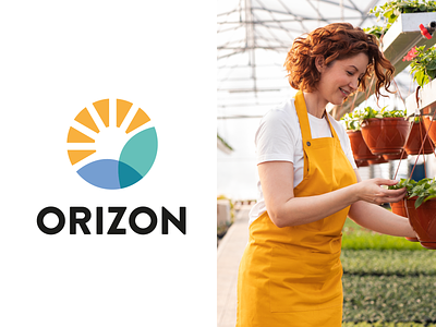 logo orizon - concept bio eco bio brand branding design letter letter o logo logotype minimal monogram ui